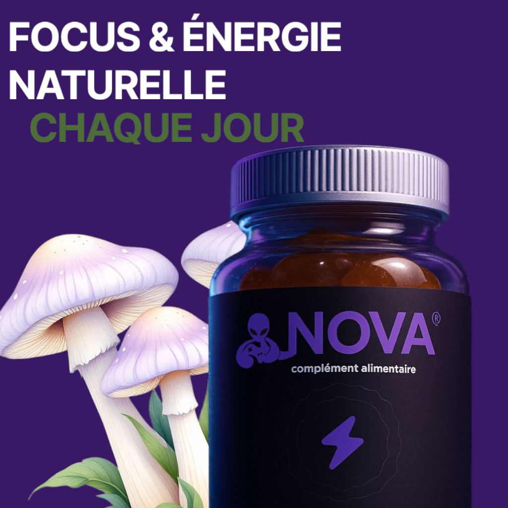 NOVA – Gummies Adaptogènes Naturels | Focus & Énergie